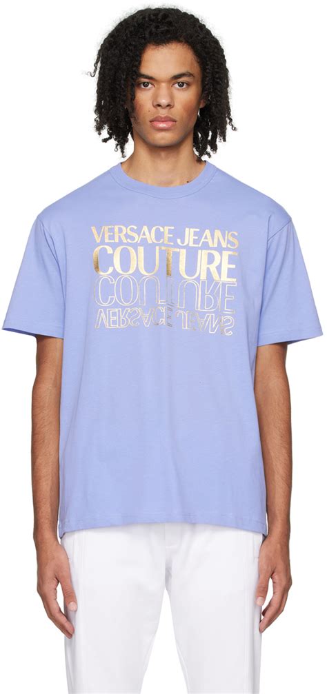 versace jeans blue t shirt|Versace Jeans couture online shop.